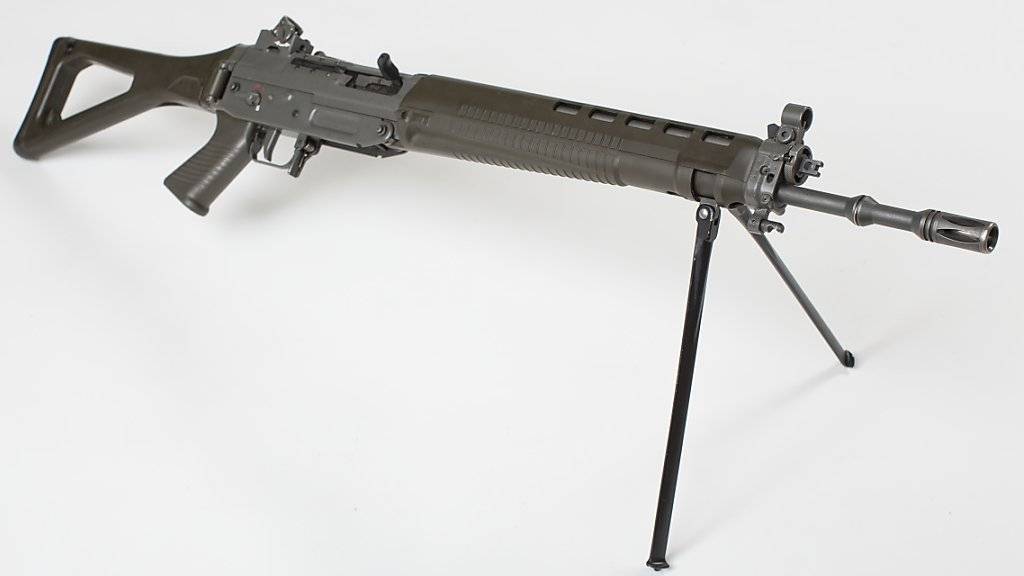 Das Sturmgewehr SG 550 alias Sturmgewehr 90 ist Teil der persönlichen Ausrüstung vieler Schweizer Soldaten.