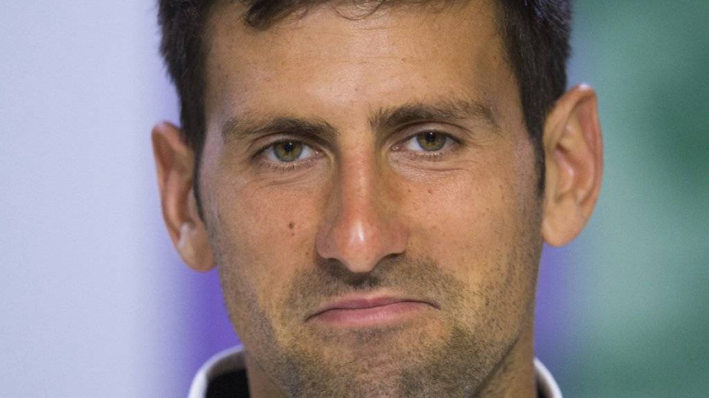 Eine Verletzung zwingt Novak Djokovic zum Abbruch der Saison