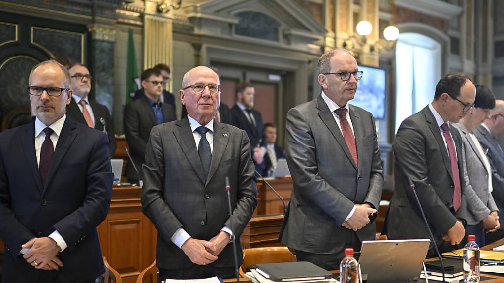 Bei den Erneuerungswahlen am 3. März treten die beiden Regierungsräte Stefan Kölliker (SVP) und Fredy Fässler (SP) nicht mehr an. (Archivbild)
