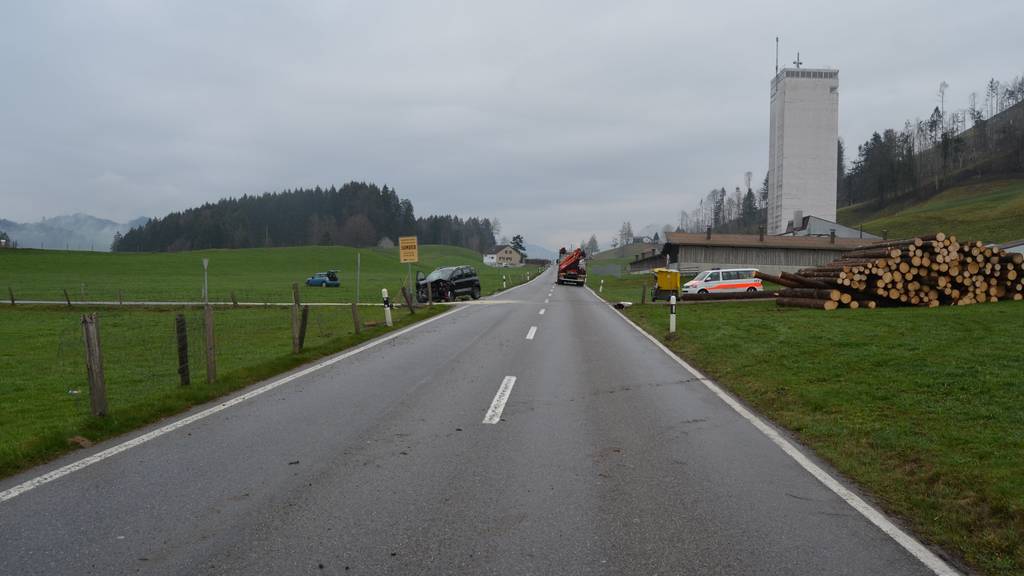 Drei Autos waren in den Unfall involviert. (Bild: Kapo AR)