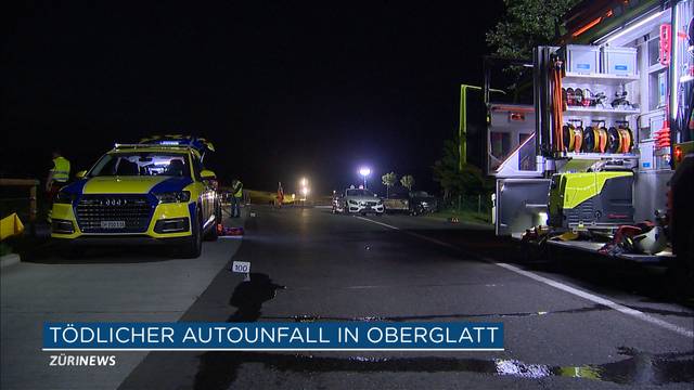 Tödlicher Autounfall in Oberglatt