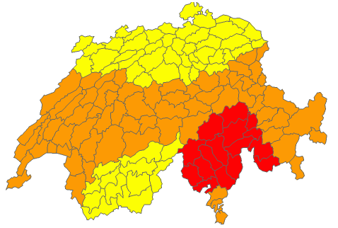 Wetterwarnungen Schweiz