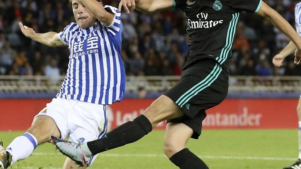 Borja Mayoral erzielte seinen ersten Treffer im Fanionteam von Real Madrid