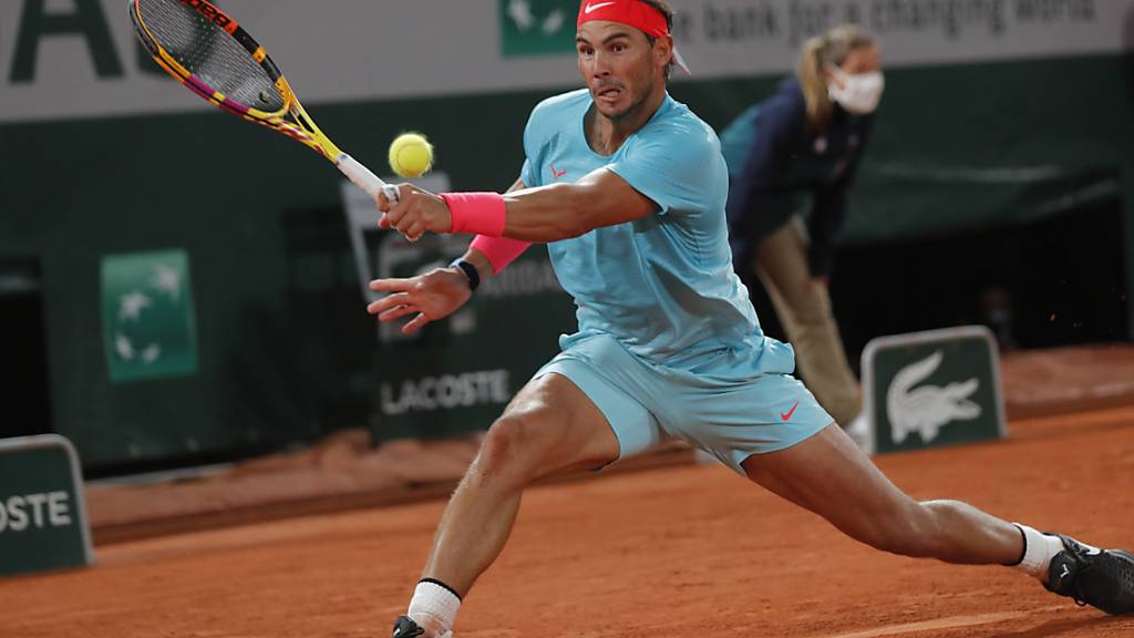 Zwei Sätze hart gefordert: Rafael Nadal setzte sich am Ende sicher gegen den italienischen Teenager Jannik Sinner durch