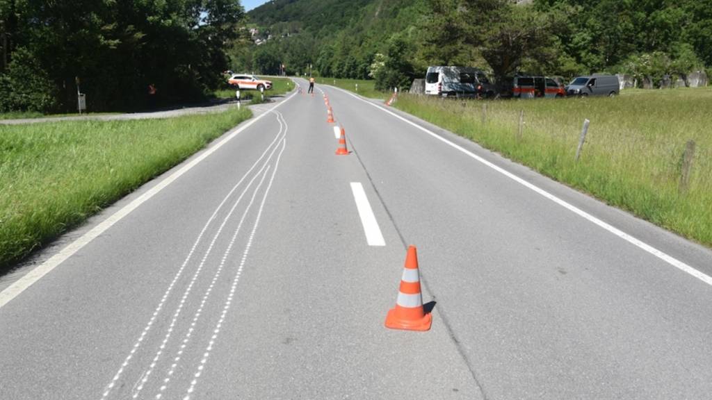 Der Unfall ereignete sich auf der Luzisteigstrasse in Fläsch GR.