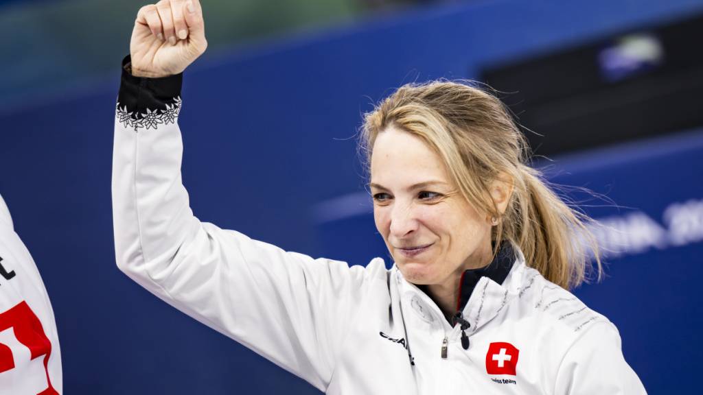 Erstes Ziel erreicht: Das Schweizer Curlingteam von Skip Silvana Tirinzoni spielt am Sonntag um Olympia-Gold
