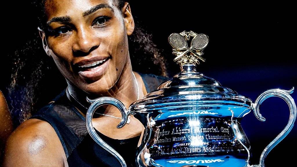 Wieder an der Spitze der Tenniswelt: Serena Williams mit ihrem siebten Australian-Open-Pokal