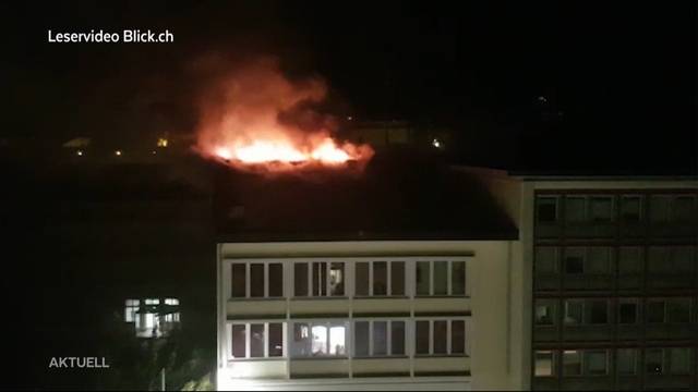 Hotelgäste mussten wegen Grossbrand evakuiert werden