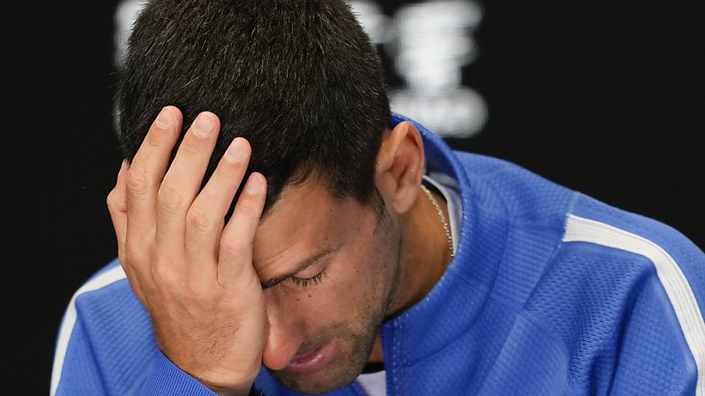 Selbstkritisch und von seiner Leistung schockiert: Novak Djokovic nach der Halbfinal-Niederlage am Australian Open gegen Jannik Sinner
