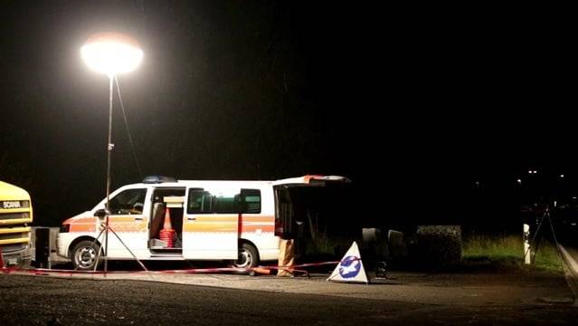 Auf der Unfallstelle gestorben