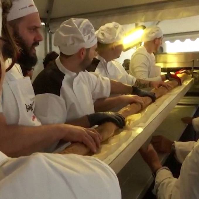 Rekord geknackt: So gross ist das längste Baguette der Welt