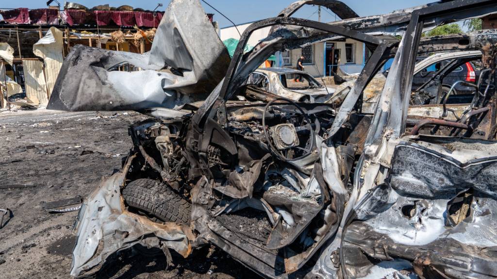 Gebiet Charkiw: Russische Drohnen töten zwei Frauen
