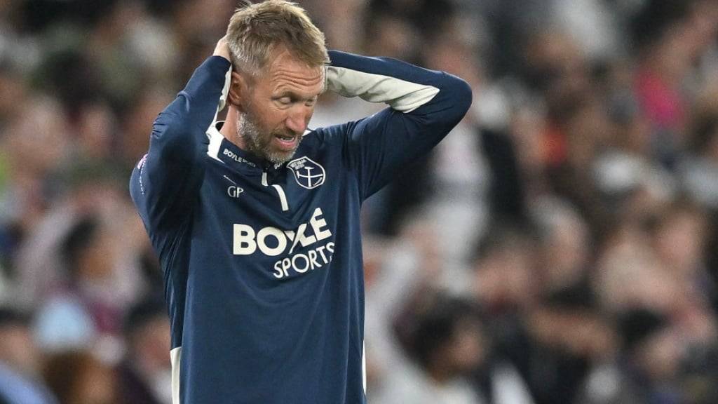 Zum Haare raufen: Nach einem miserablen Saisonstart ist Graham Potter seinen Job als Trainer von West Ham United los