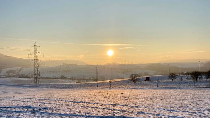 Schneefallgrenze sinkt: Ist der Aargau bald wieder weiss?