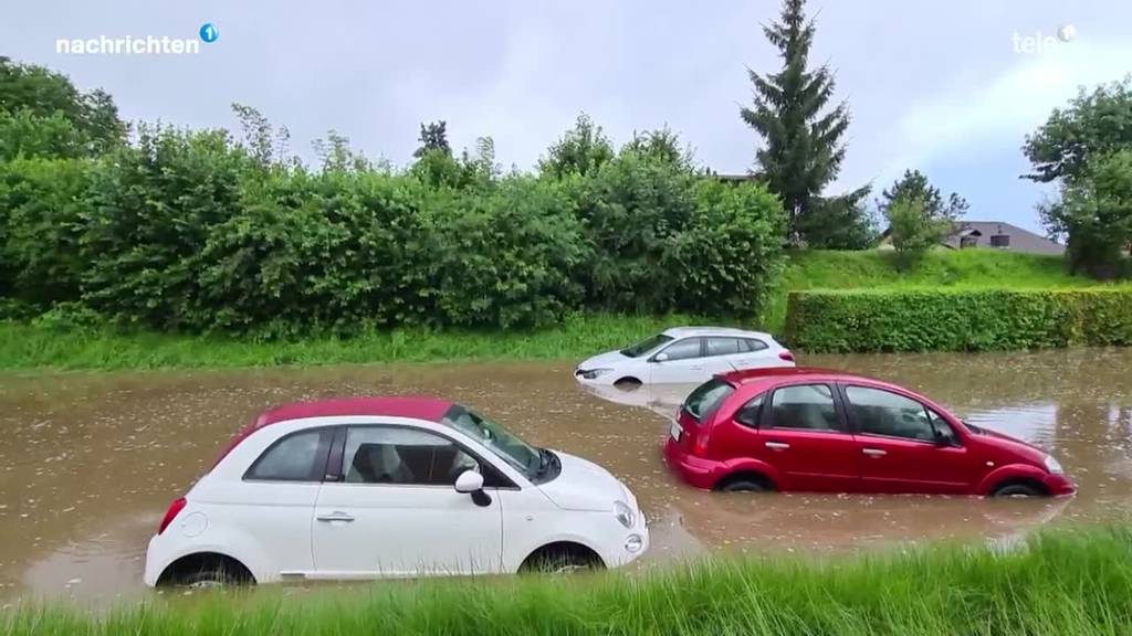 Heftiges Unwetter fegt über die Zentralschweiz