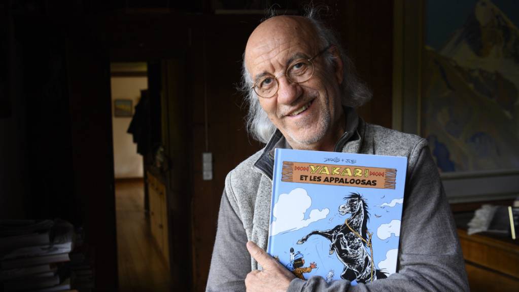 Hat den kleinen Sioux Yakari vor 50 Jahren erschaffen: Der Waadtländer Comiczeichner Claude de Ribaupierre alias Derib.