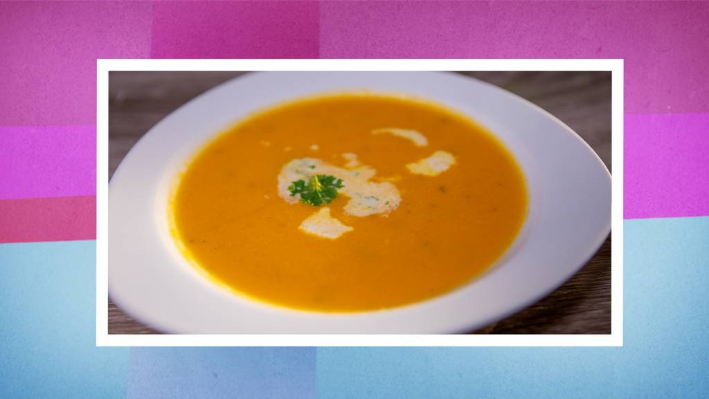 Kürbiscrème-Suppe