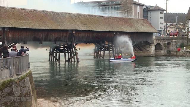 Brückenbrand Olten: Schuld war ein Raucher