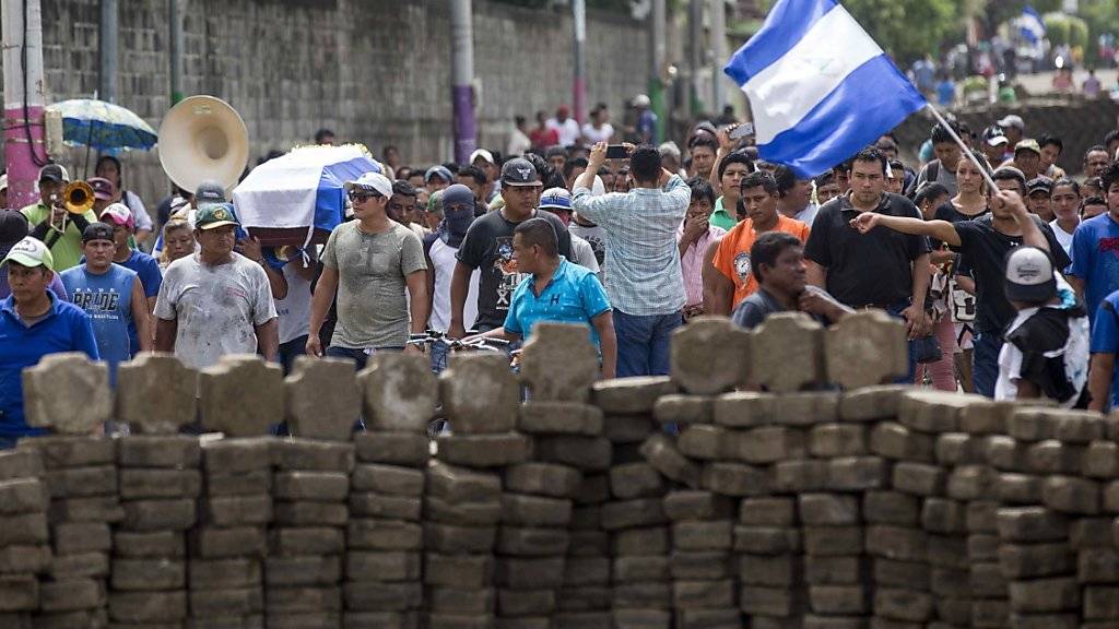Erneut gab es Massenproteste gegen die Regierung mit Todesopfern in Nicaragua.