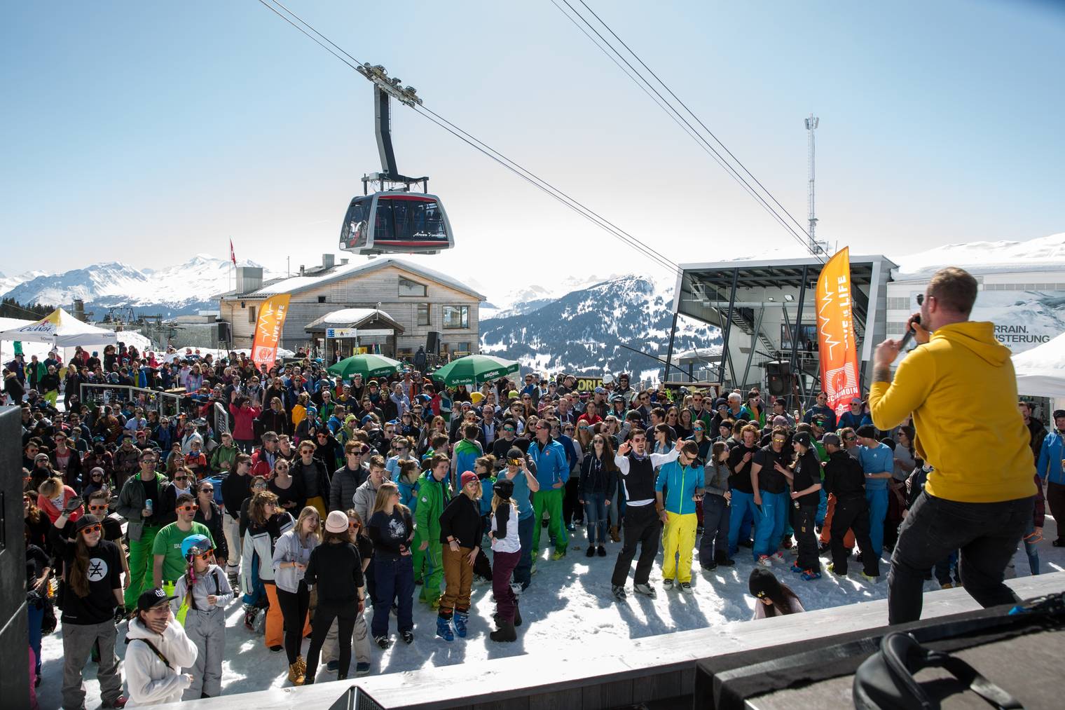 Vom 5. – 7. April 2019 findet das neue Musikfestival „LIVE IS LIFE“ in Arosa Lenzerheide statt.