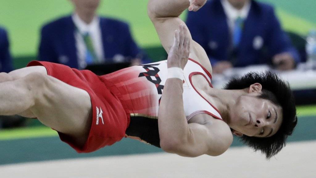 Der Japaner Ryohei Kato holte mit seinen Team-Kollegen den ersten Olympiasieg mit dem Team seit den Sommerspielen 2004 in Athen