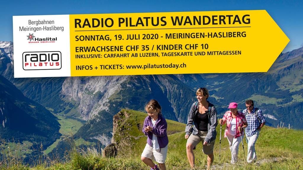 Radio Pilatus Wandertag auf dem Hasliberg.
