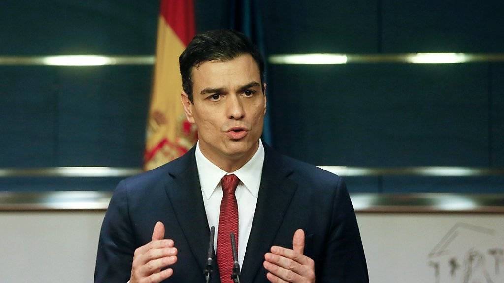 Der sozialistische Parteichef Pedro Sánchez hat sich bereiterklärt, eine Regierung zu bilden.