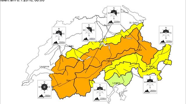 Lawinengefahr im Berner Oberland