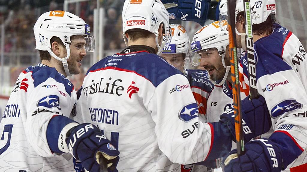 Souverän in die Halbfinals eingezogen: Die ZSC Lions lassen Biel keine Chance