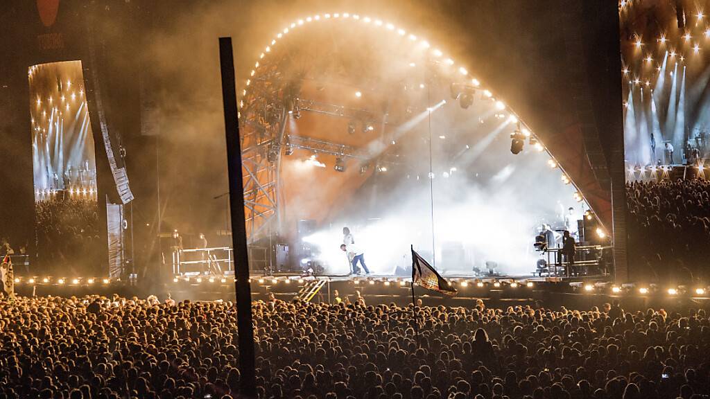 ARCHIV - Auch in diesem Jahr wird Dänemarks größtes Musikfest, das Roskilde Festival, ausfallen. Foto: Jens Noergaard Larsen/Ritzau Scanpix/AP/dpa