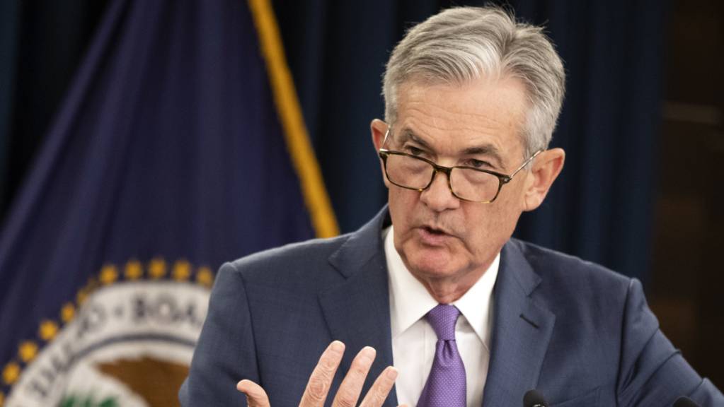 Wirtschaft und Politik in den USA hoffen auf vorauseilende Hilfe der Notenbank. Investoren erwarten das Fed-Chef Jerome Powell und seine Kollegen am Mittwochabend den Leitzins senken werden. (Archivbild)