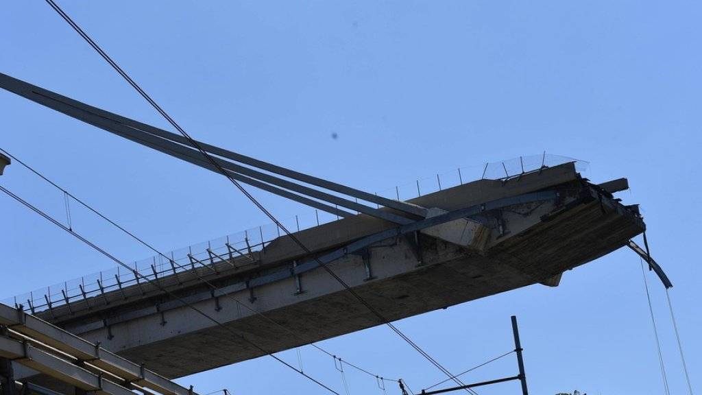 Die Morandi-Brücke in Genua ist am 14. August 2018 eingestürzt. 43 Menschen haben bei diesem Unglück ihr Leben verloren.