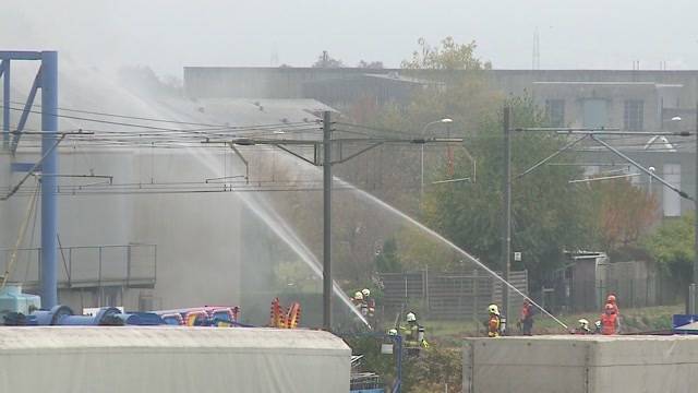 Grossbrand in Industriebetrieb