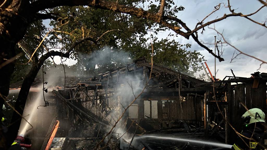 Birrwil: Brand zerstört Ferienhaus