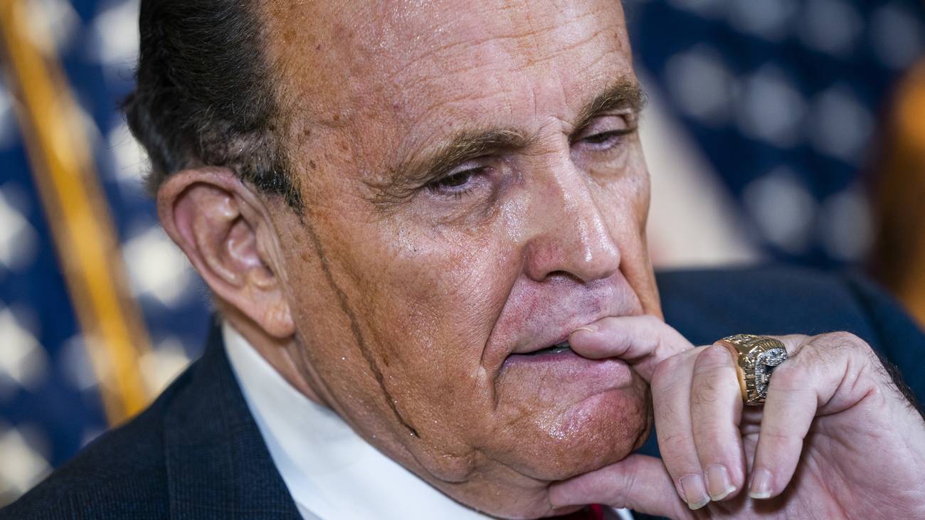 Rudy Giuliani Haarfarbe 2