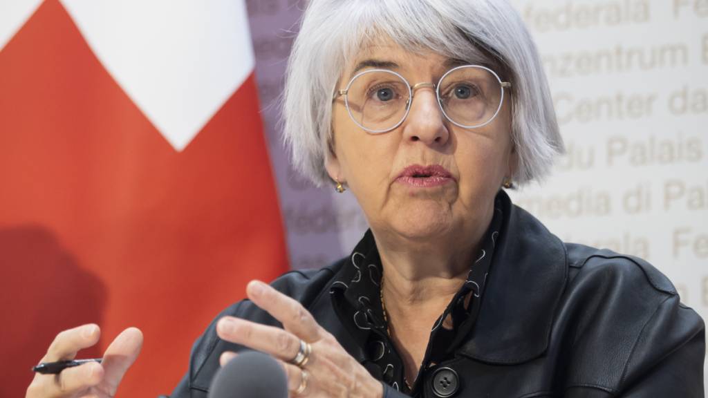 Die Aktionstage im Kanton St. Gallen gehören zur nationalen Strategie gegen Rassismus und Antisemitismus, die Bundesrätin Elisabeth Baume-Schneider (SP) im Dezember 2025 in Bern vorstellte. (KEYSTONE/Peter Klaunzer)