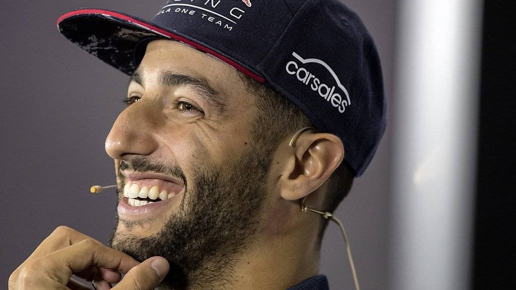 Daniel Ricciardo hat nach seinen beiden Bestzeiten gut lachen