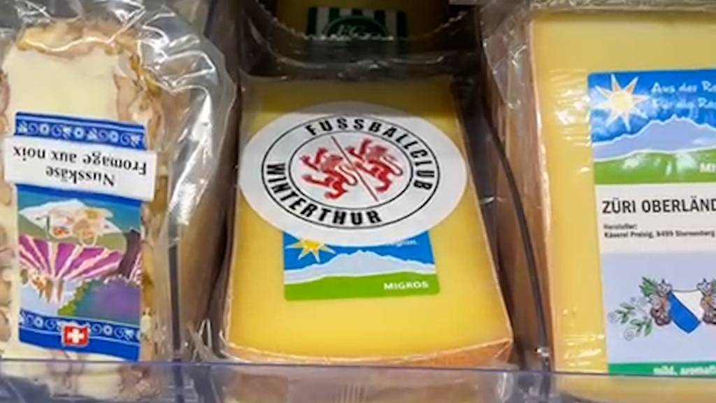 Winterthurer Fussballfan (28) überklebt FCSG-Käse in der Migros