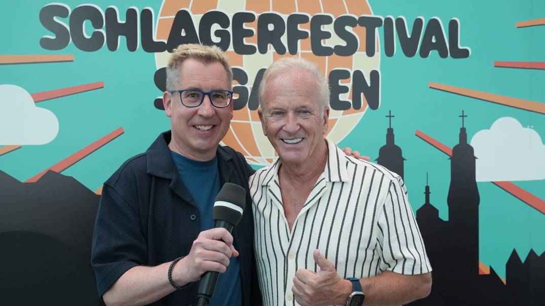 Roli Eberhard von den Calimeros im Gespräch mit Roger Fuchs
