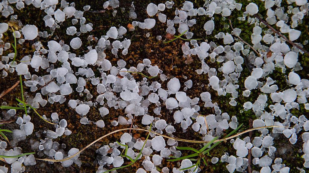 Heftige Gewitter mit teilweisem Hagelschlag haben am Samstag die Schweiz überquert. (Archivbild)