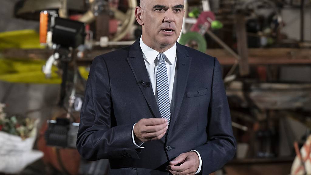 Bundespräsident Alain Berset will eine rasche Lösung, um den Krieg in der Ukraine zu beenden. (Archivbild)