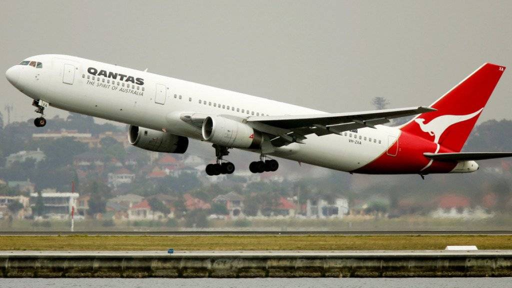 Mit Qantas geht es nach langem Sinkflug wieder aufwärts. (Archiv)