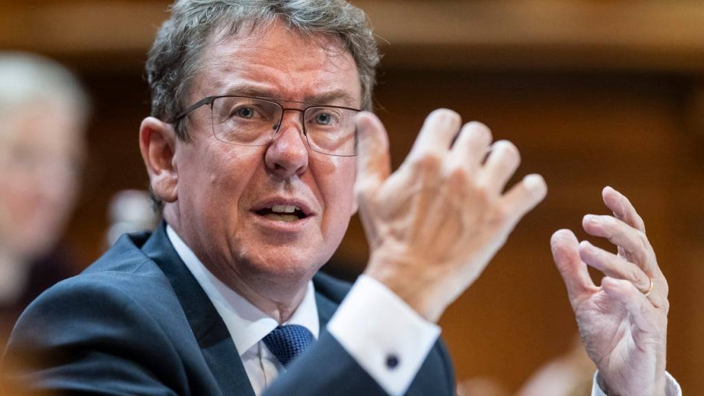 Der Bund investiert ausreichend in den Klimaschutz: Bundesrat Albert Rösti am Montag im Ständerat.