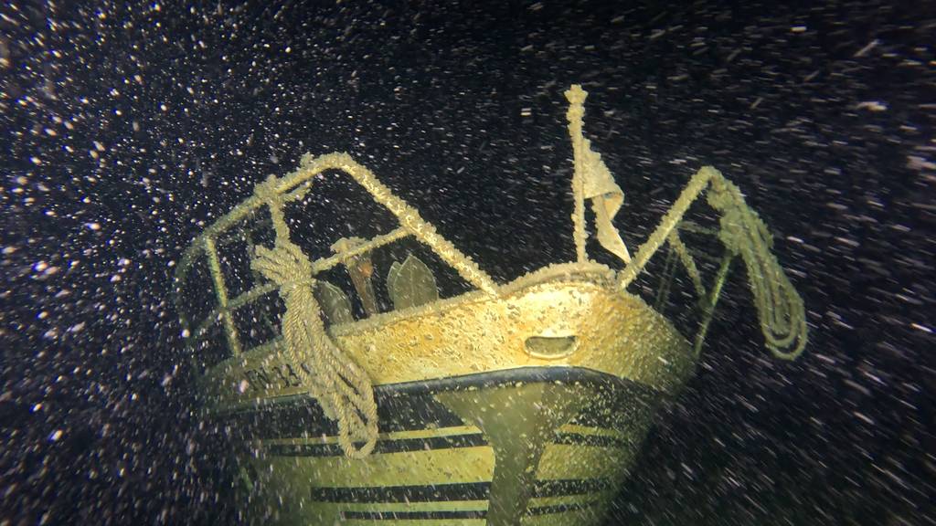 Wrack der «Lady Jay» nach 14 Jahren im Bodensee gefunden