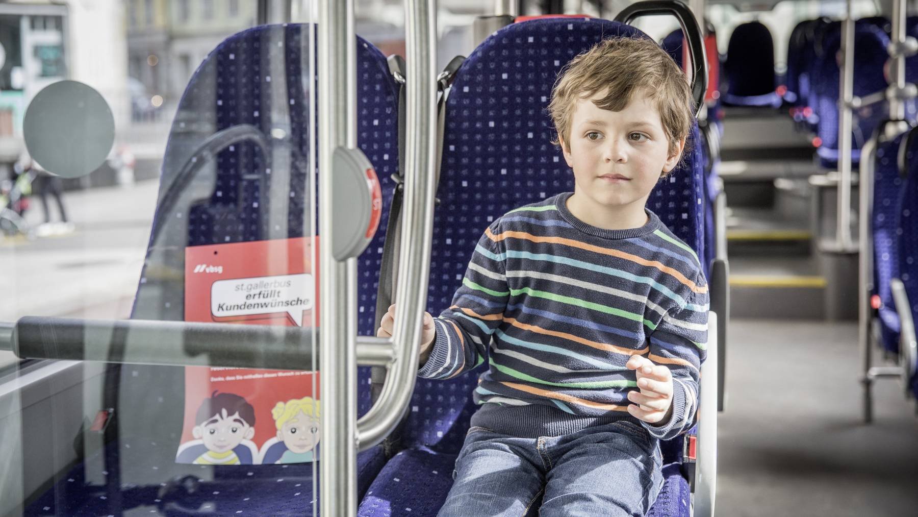 Der kleine Lino hat viel bewegt, dank ihm sind in den St.Galler Stadtbussen Kinderwunschplätze reserviert.