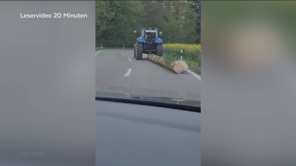 Baumschlepper: Der Landwirt hat sich selbst schon über unvernünftige Verkehrsteilnehmer beschwert