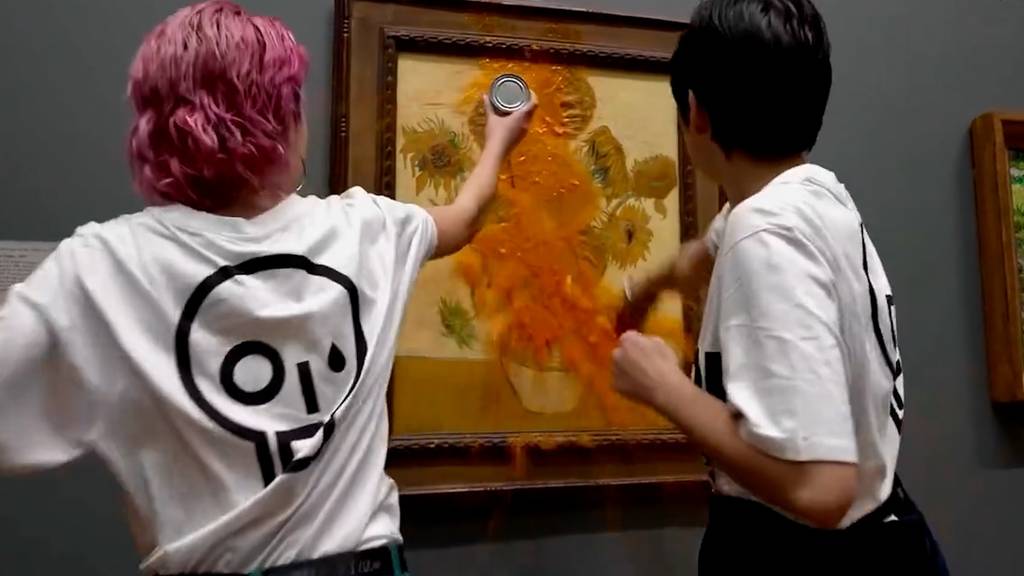 Van-Gogh-Gemälde in London mit Tomatensuppe beworfen