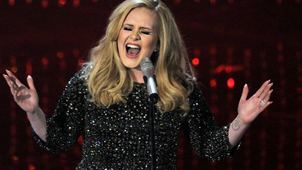 Adele hat allen Grund sich zu freuen: Auf der ewigen Bestenliste der US-Charts ist sie top. (Archiv)