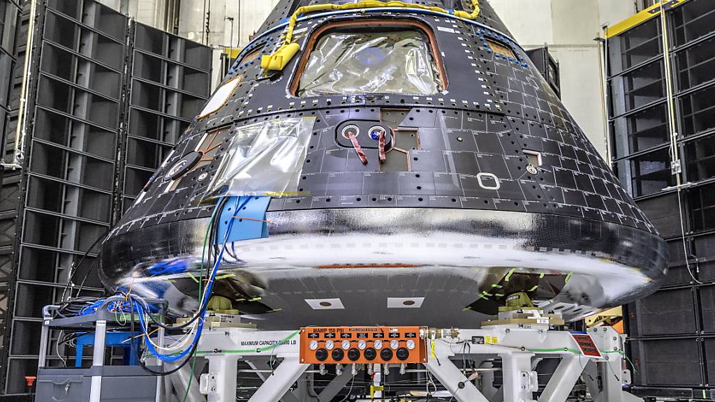 Die für 2025 geplante bemannte Mondlandung im Rahmen der Nasa-Mission Artemis 3 muss möglicherweise verschoben werden. Im Bild die Orion-Kapsel der «Artemis 2»-Mission.