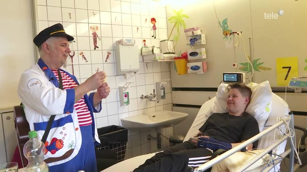 Spitalclowns zaubern Kindern ein Lächeln ins Gesicht